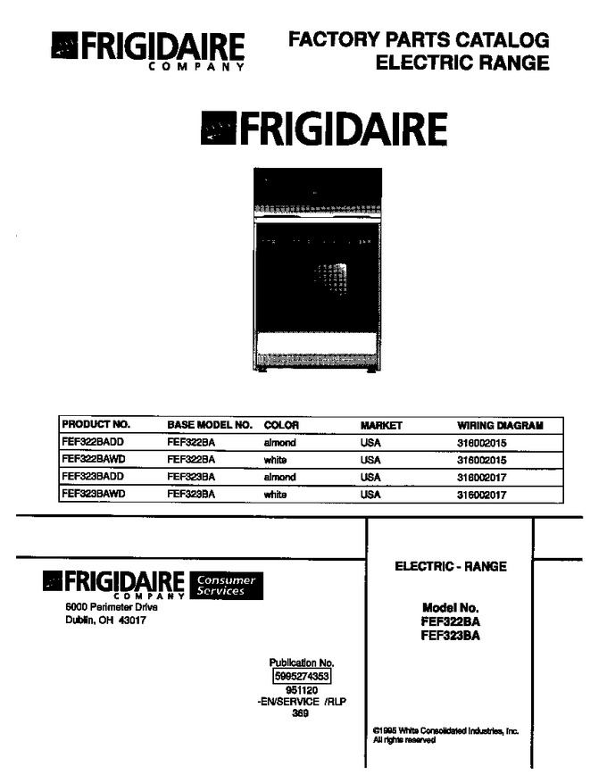 Diagram for FEF322BAWD