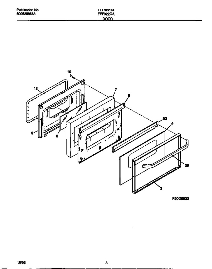 Diagram for FEF322CASH