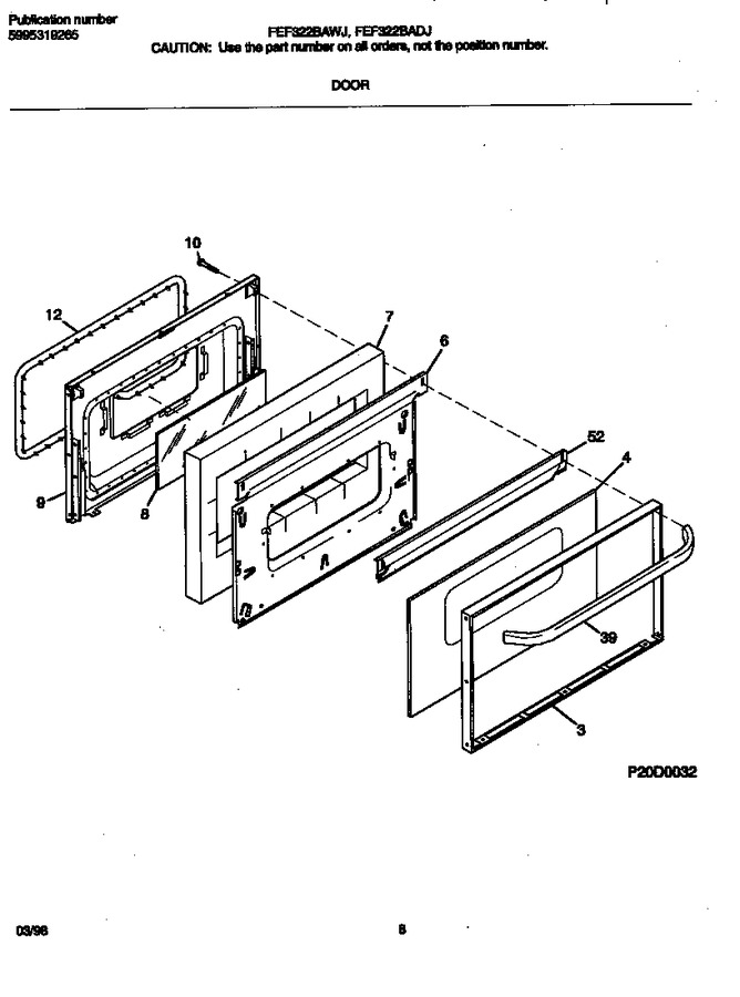 Diagram for FEF322BADJ