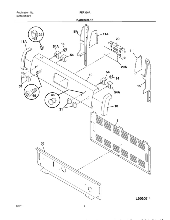 Diagram for FEF326AWA