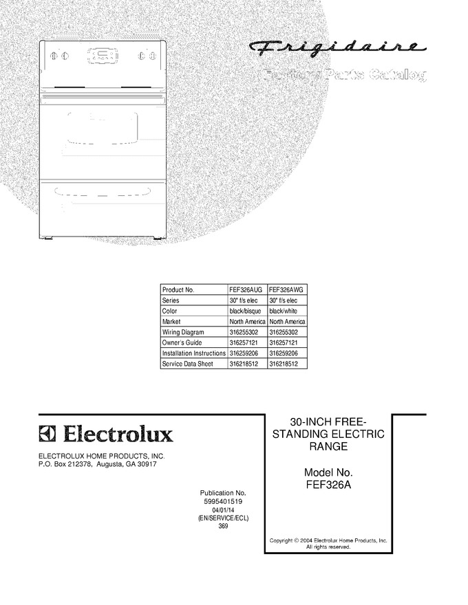 Diagram for FEF326AUG