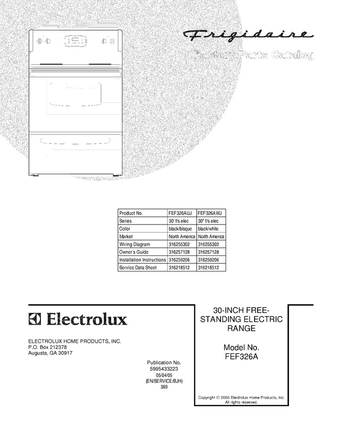 Diagram for FEF326AWJ