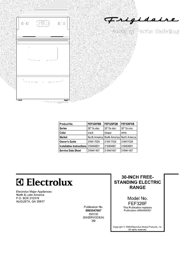 Diagram for FEF326FQB
