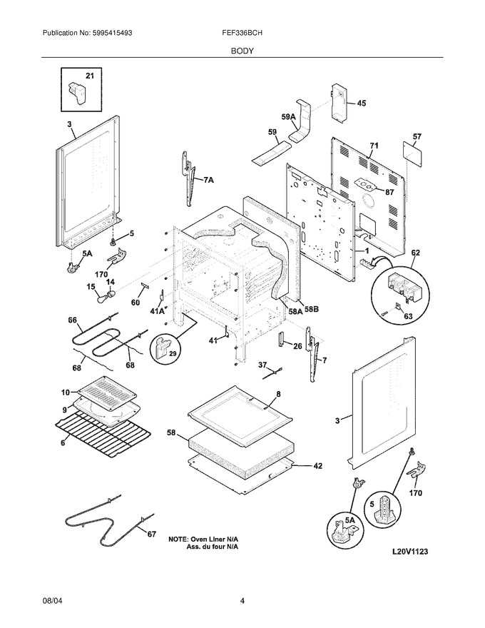 Diagram for FEF336BCH