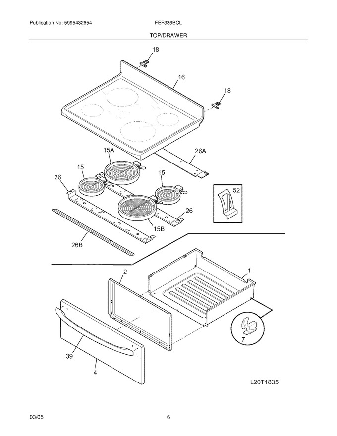 Diagram for FEF336BCL