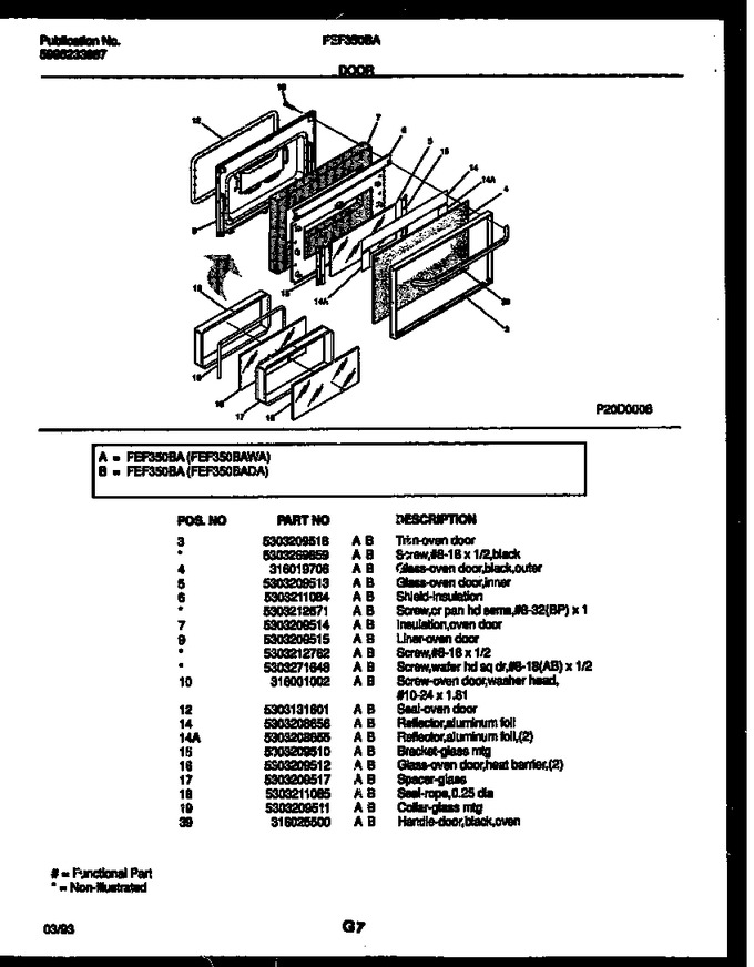 Diagram for FEF350BAWA