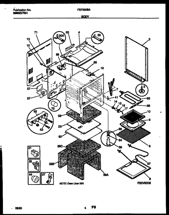 Diagram for FEF350BAWB