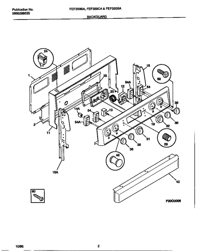 Diagram for FEF350CASH