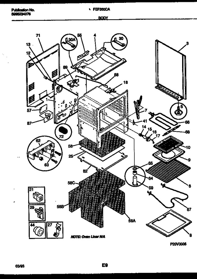 Diagram for FEF350CAWA
