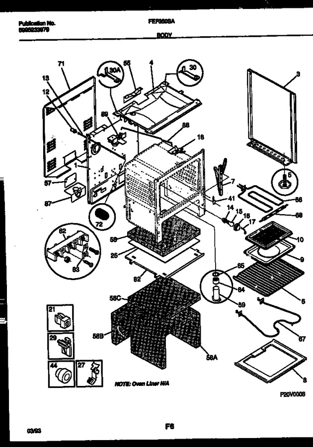 Diagram for FEF350SAWA