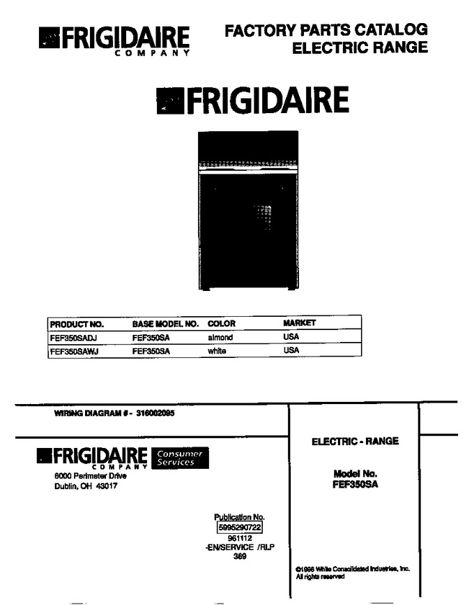 Diagram for FEF350SAWJ