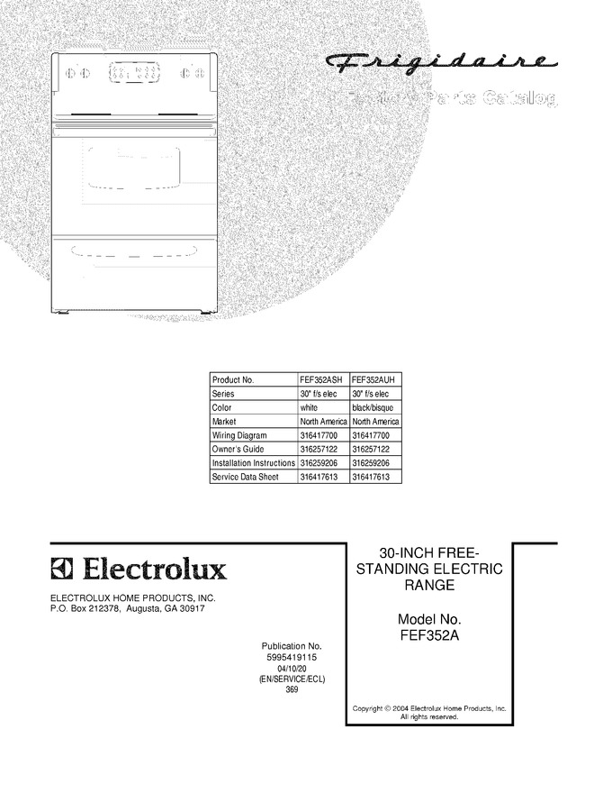 Diagram for FEF352AUH