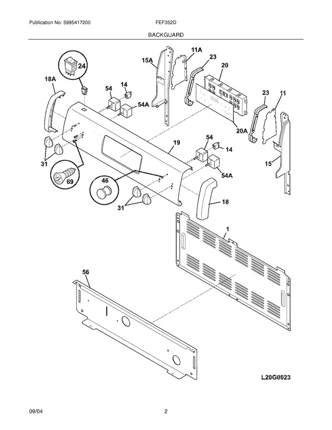Diagram for FEF352DSA