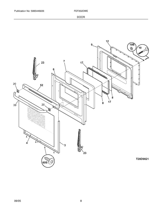 Diagram for FEF352DWE