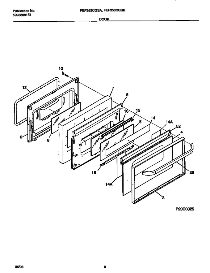 Diagram for FEF353CGSB