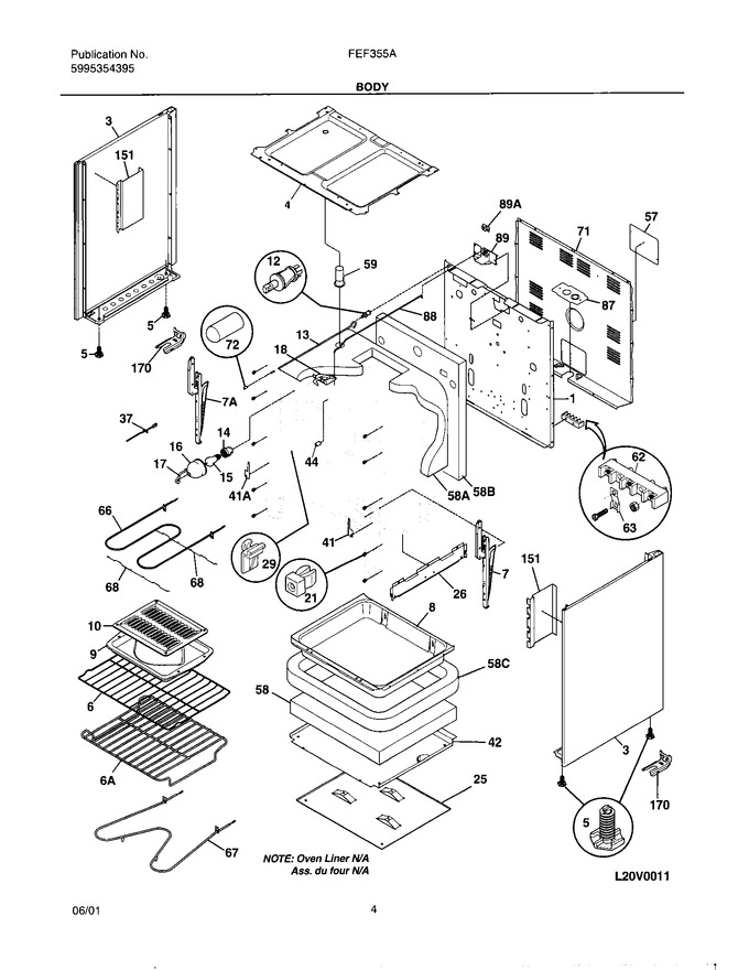 Diagram for FEF355ASA