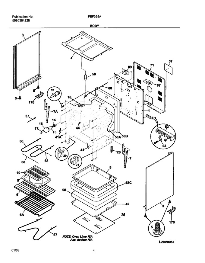 Diagram for FEF355AWF