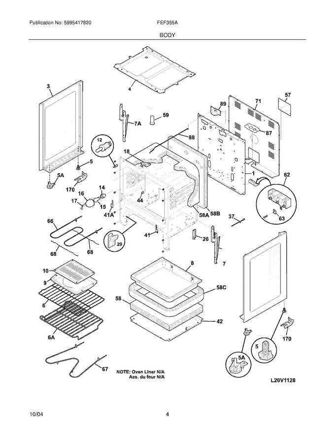 Diagram for FEF355AWK