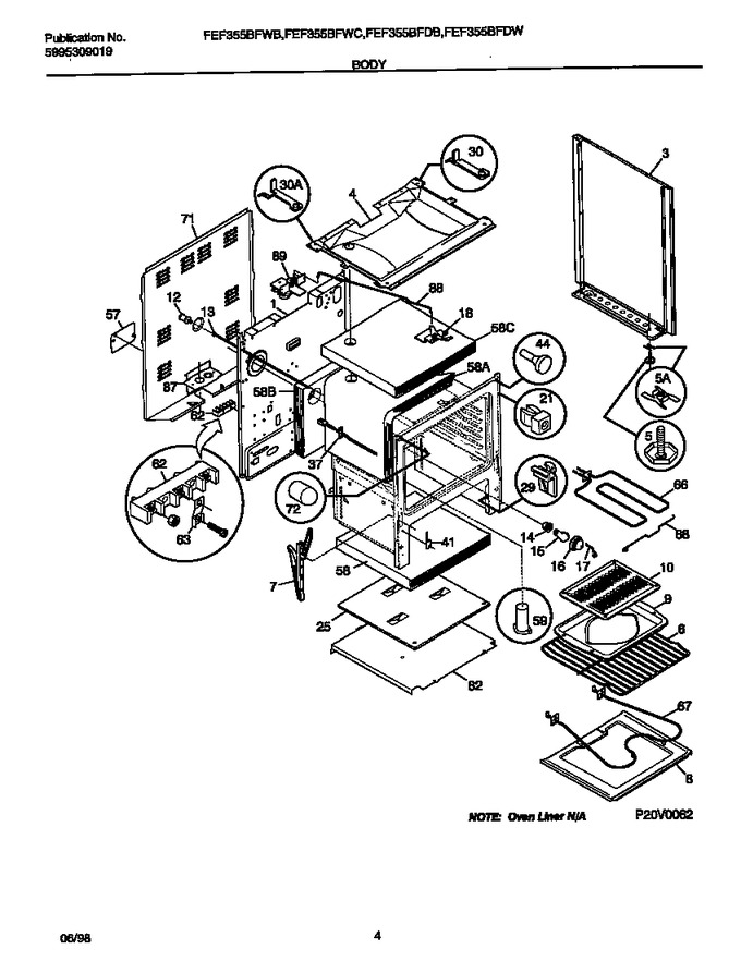 Diagram for FEF355BFWB