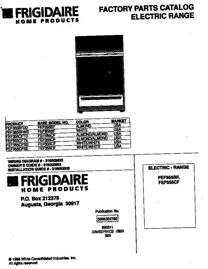 Diagram for FEF355CFSD