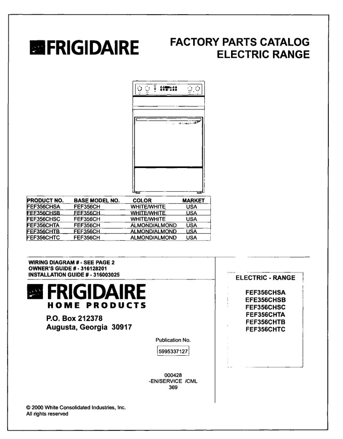 Diagram for FEF356CHTC