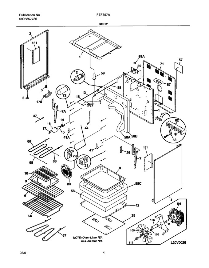 Diagram for FEF357ASB
