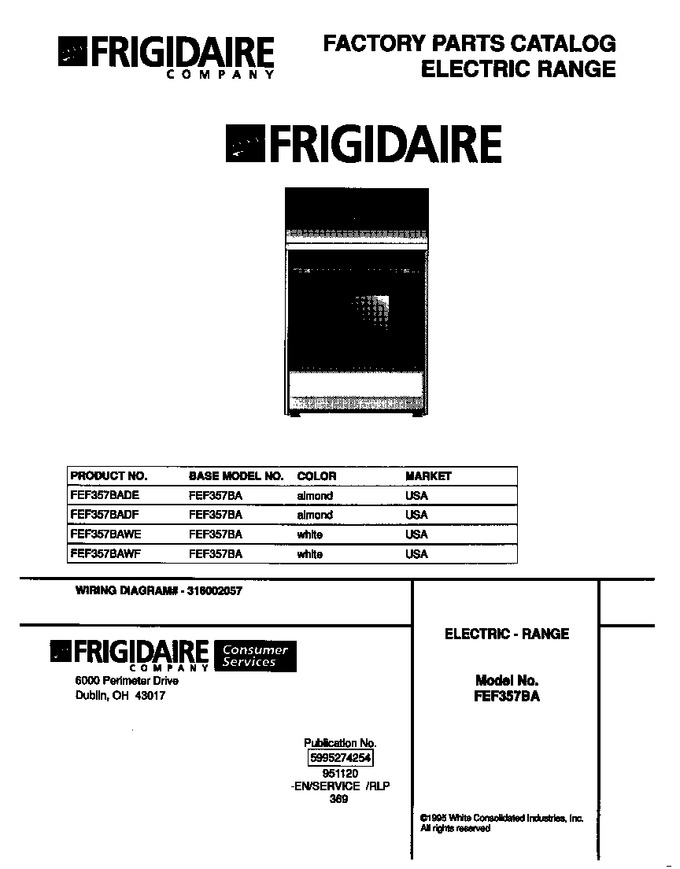 Diagram for FEF357BAWE