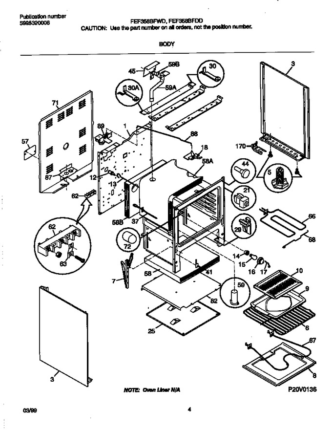 Diagram for FEF358BFWD