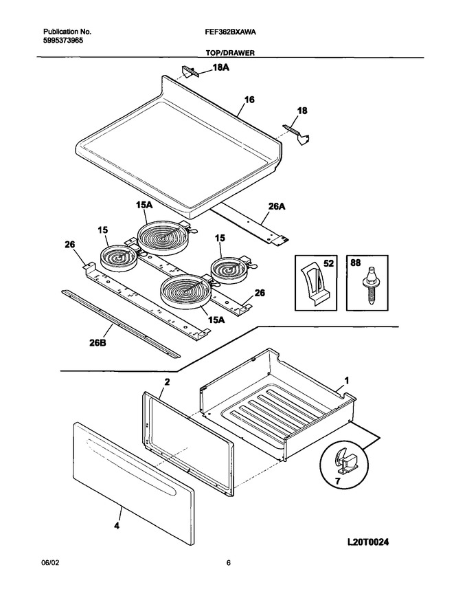 Diagram for FEF362BXAWA
