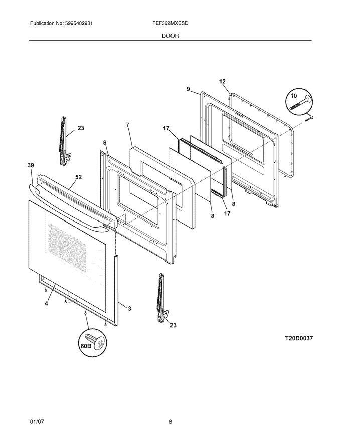 Diagram for FEF362MXESD