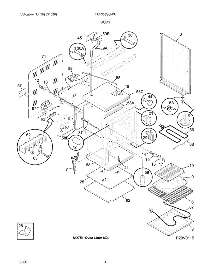 Diagram for FEF363SGWA