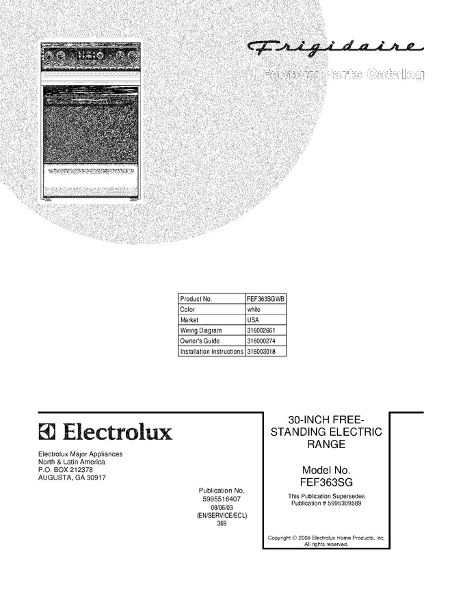 Diagram for FEF363SGWB
