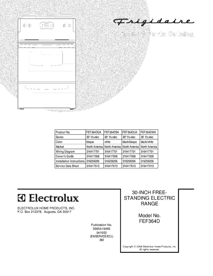 Diagram for FEF364DUA