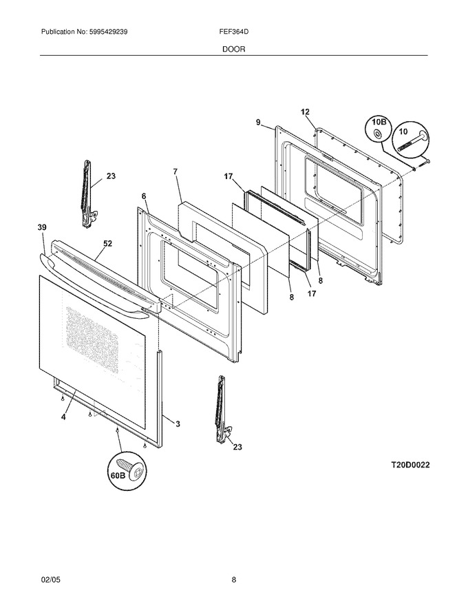 Diagram for FEF364DWB