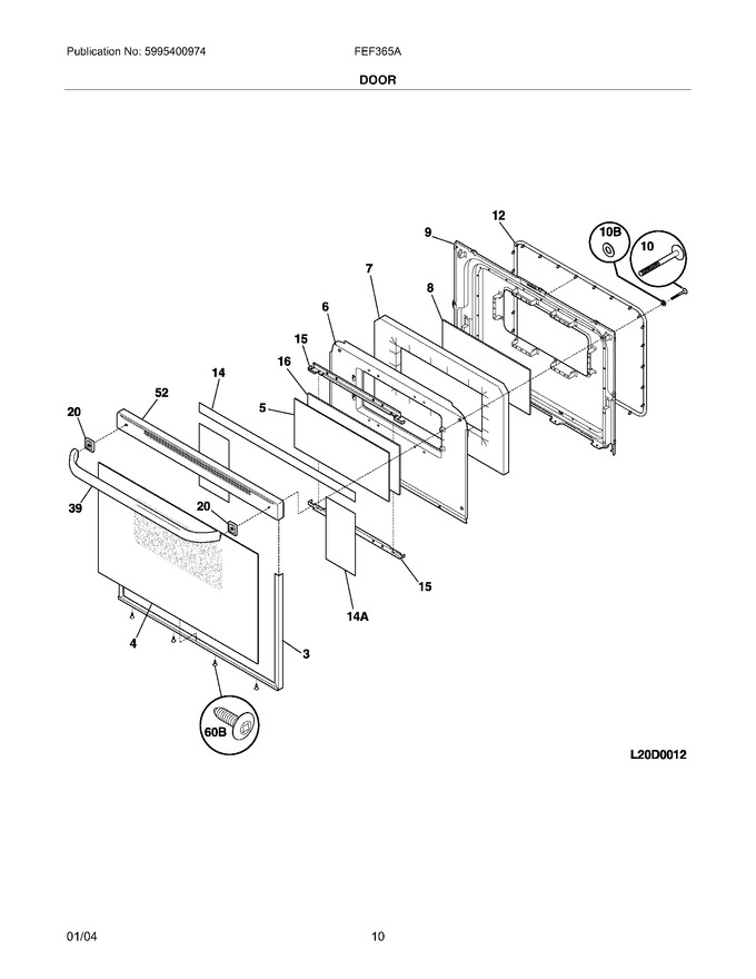 Diagram for FEF365ASH