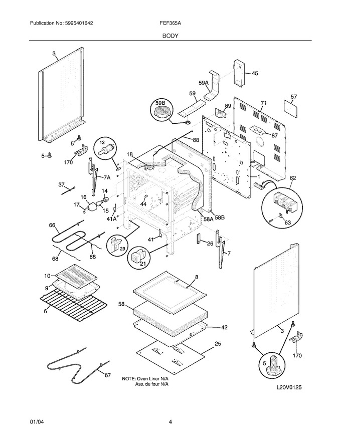 Diagram for FEF365ASJ