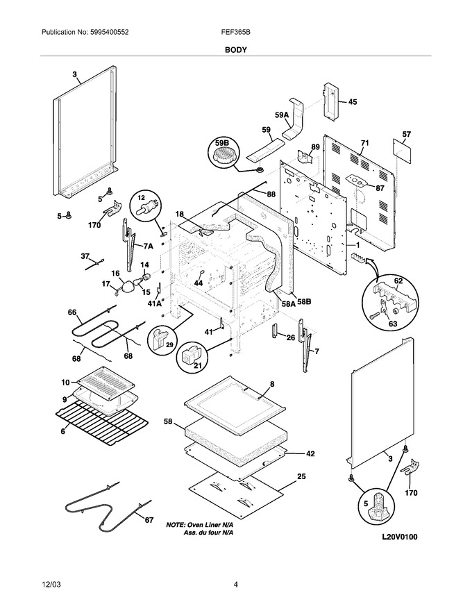Diagram for FEF365BUE