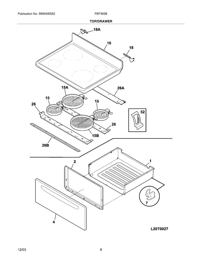 Diagram for FEF365BUE