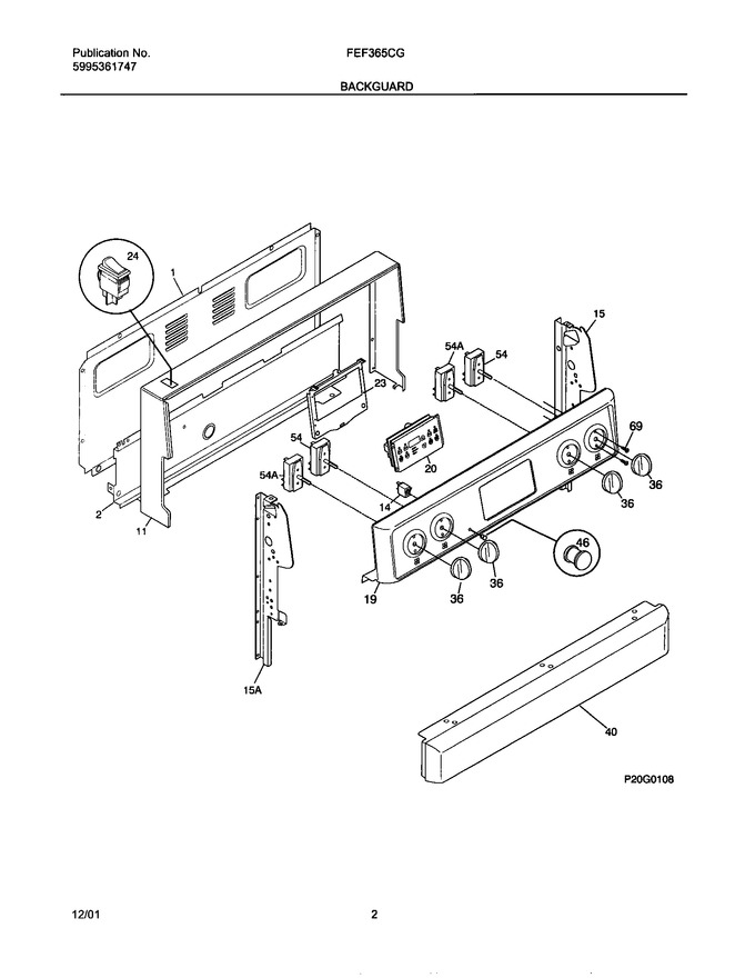 Diagram for FEF365CGTE