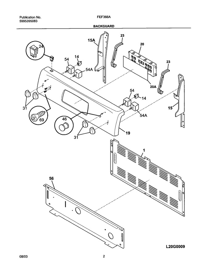 Diagram for FEF366AWG