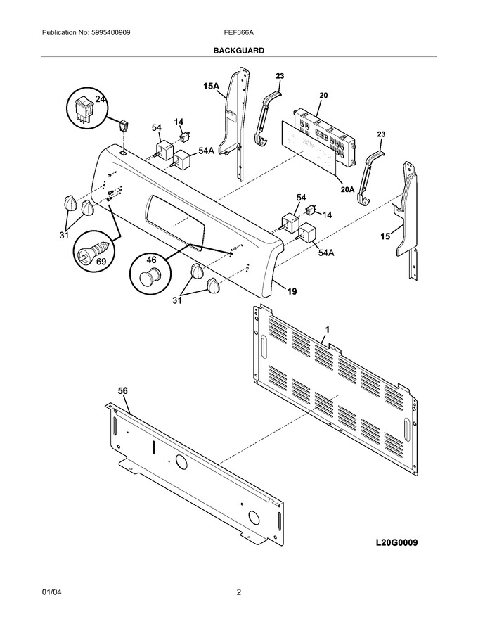 Diagram for FEF366AWH