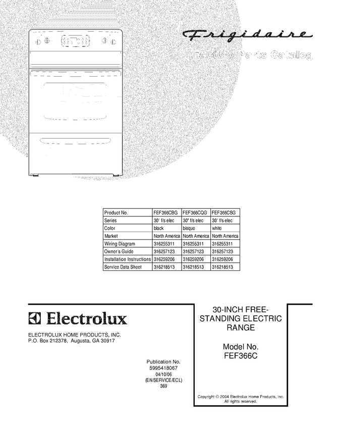 Diagram for FEF366CBG