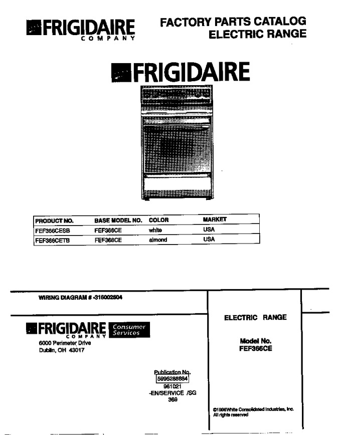 Diagram for FEF366CETB