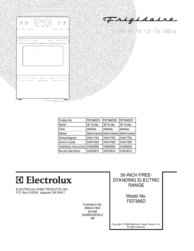 Diagram for FEF366DCA