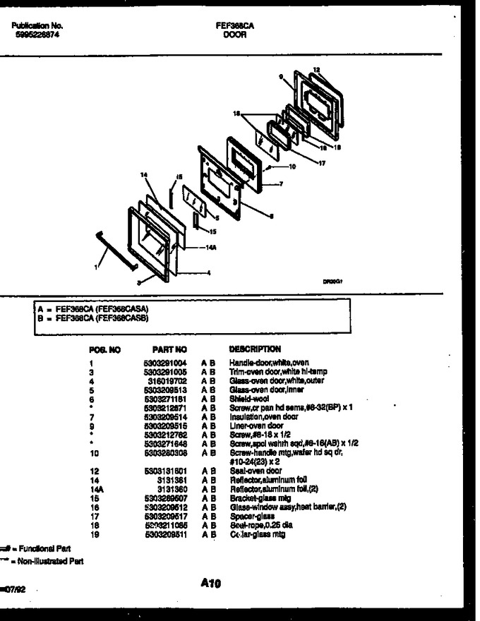 Diagram for FEF368CASA