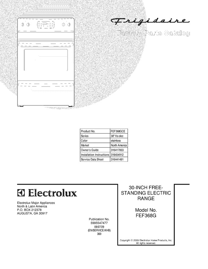Diagram for FEF368GCE