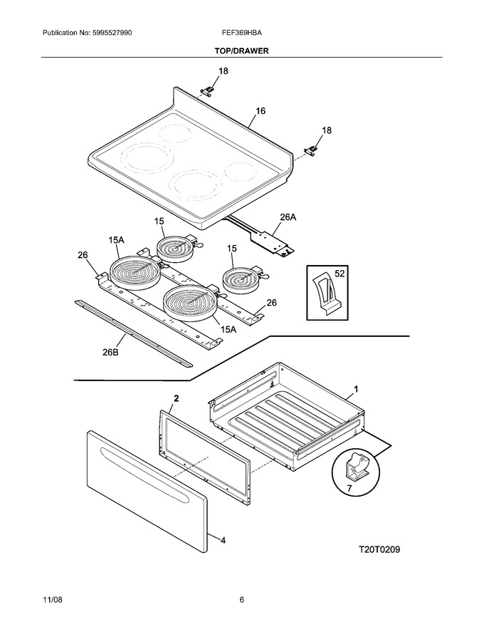 Diagram for FEF369HBA