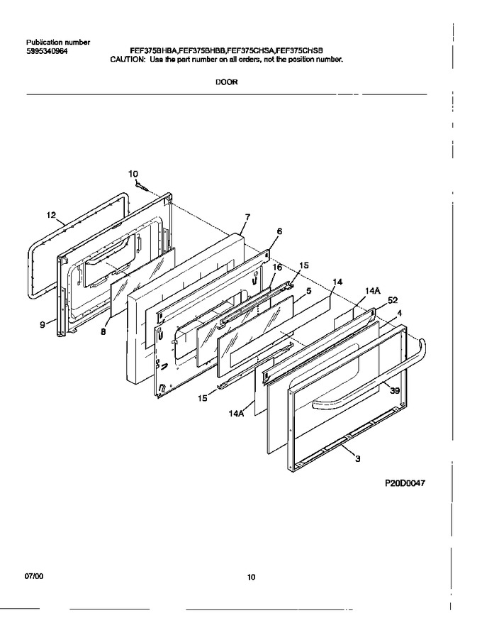 Diagram for FEF375BHBB