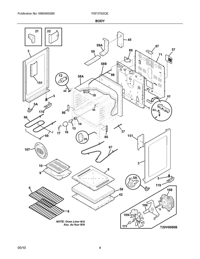 Diagram for FEF375GCE