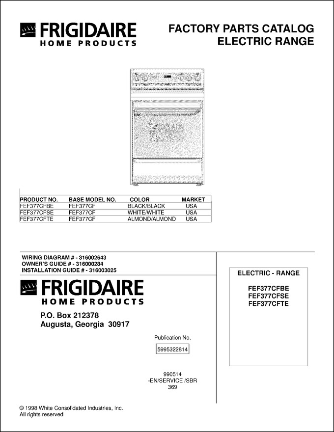 Diagram for FEF377CFTE